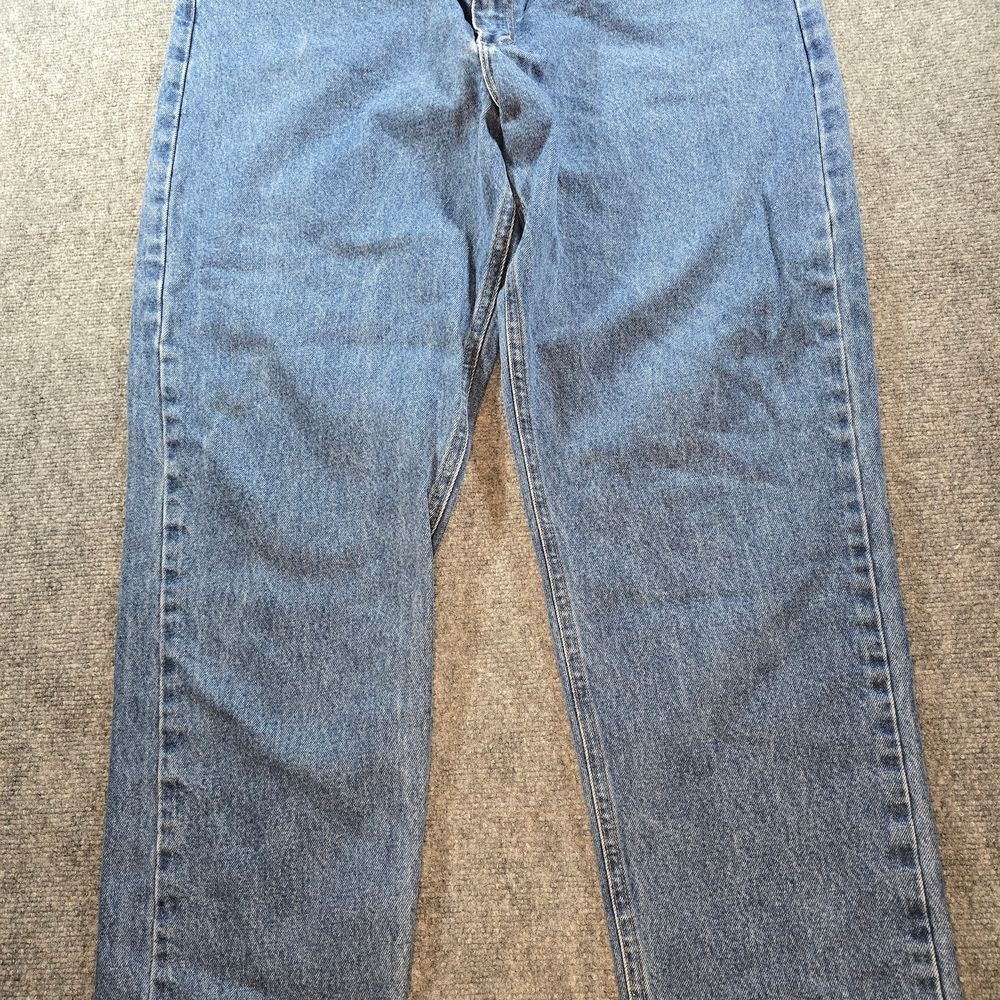 Carhartt Relaxed Fit Jeans Mens 42x32 Blue Workwear Durable Denim Pants